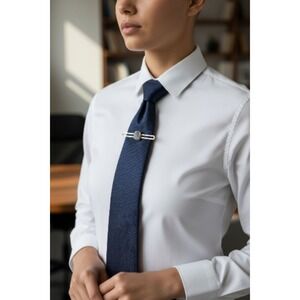 Correct Quality Vintage Style Tie Clip Gold Tone Roman Warrior Cameo Engraved